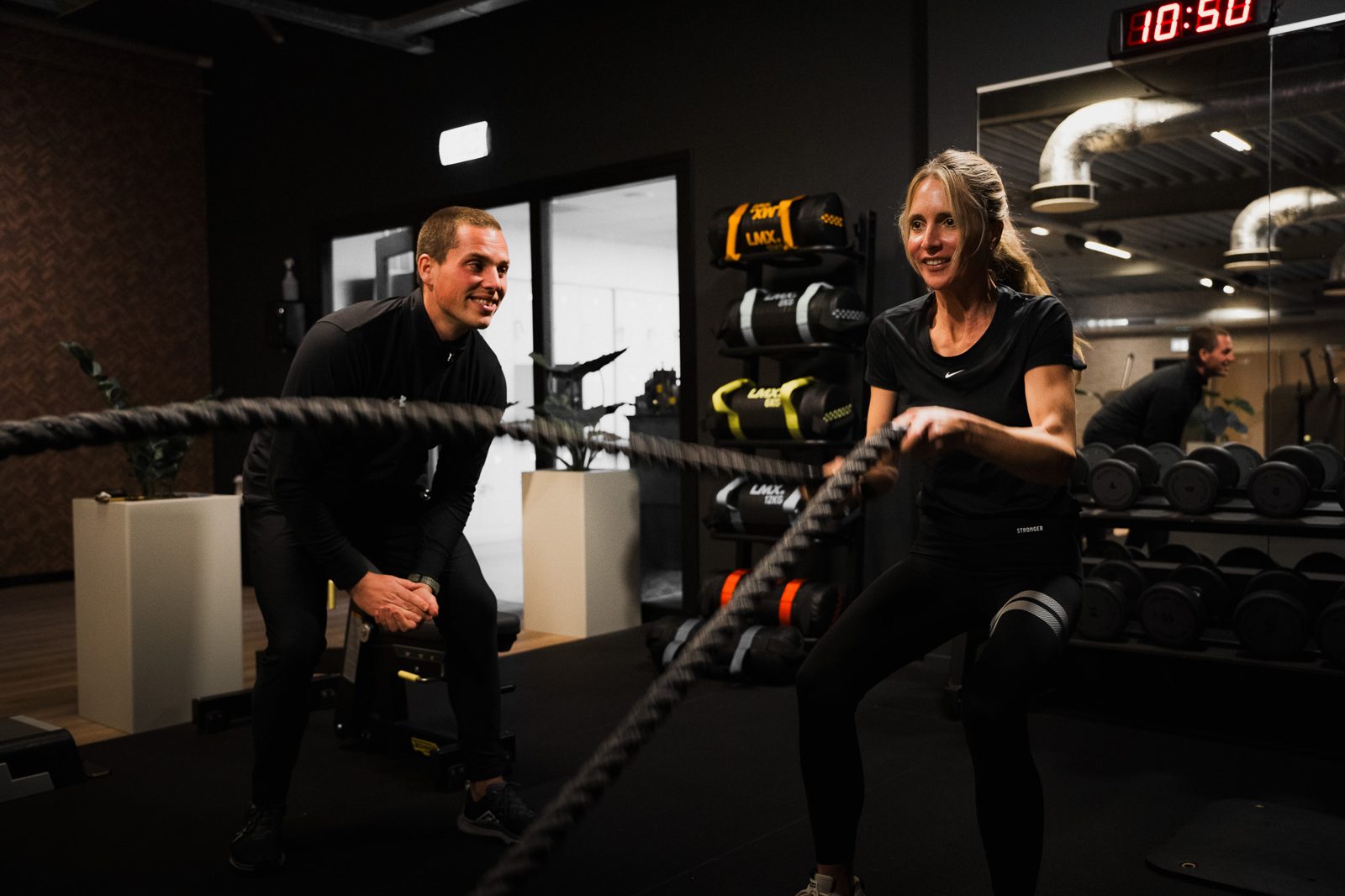 Duo-training in de gym